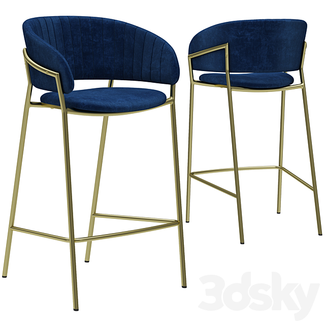 INMYROOM Bar Stool Turin 3DSMax File - thumbnail 1