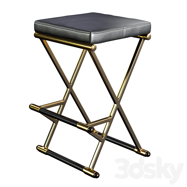 J.Alexander Olivier Barstool 3DSMax File - thumbnail 1