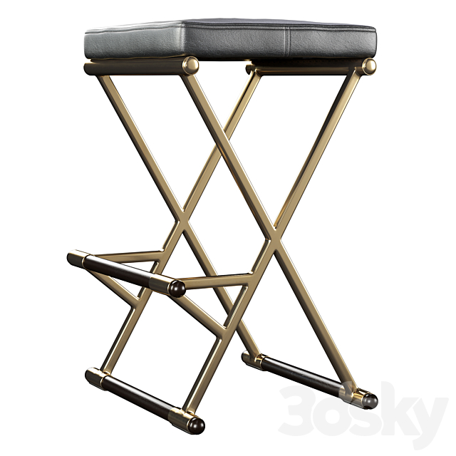 J.Alexander Olivier Barstool 3DSMax File - thumbnail 4