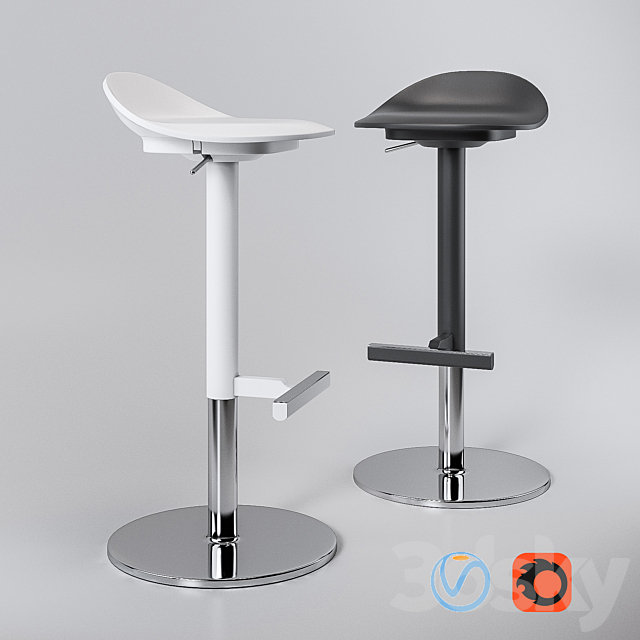 Jan-Inge Ikea Stools 3ds Max - thumbnail 1