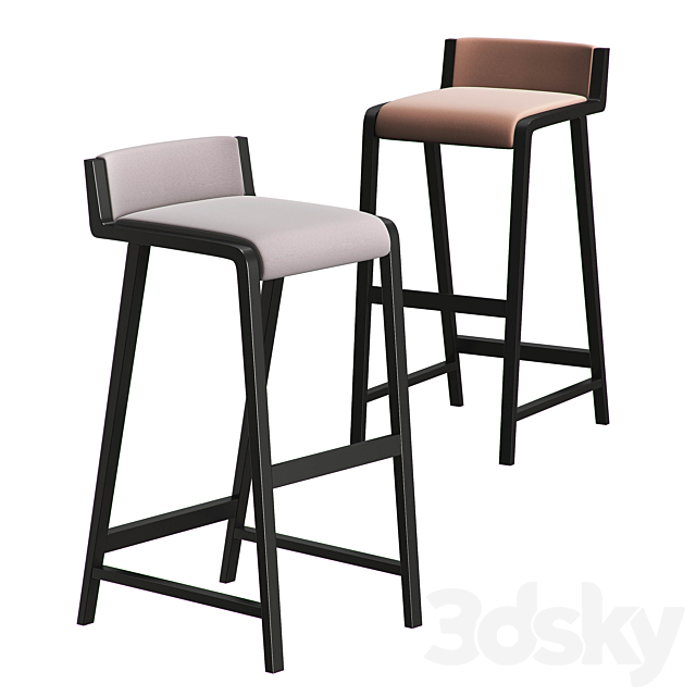 JARNI Lars bar stool 3DSMax File - thumbnail 1