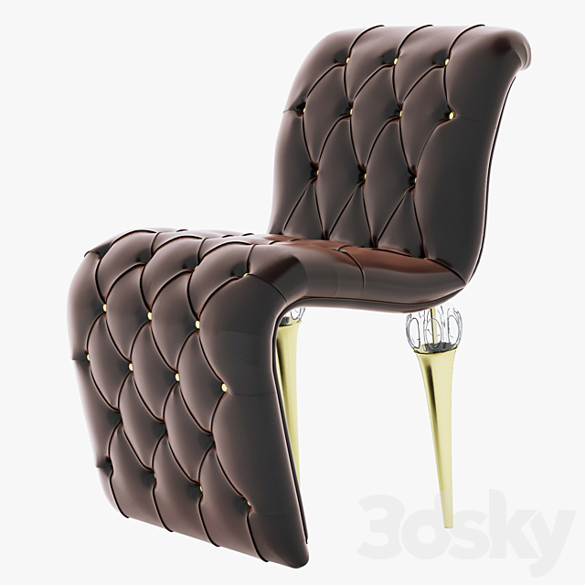 JC Passion Chocolat Chair 3DSMax File - thumbnail 1