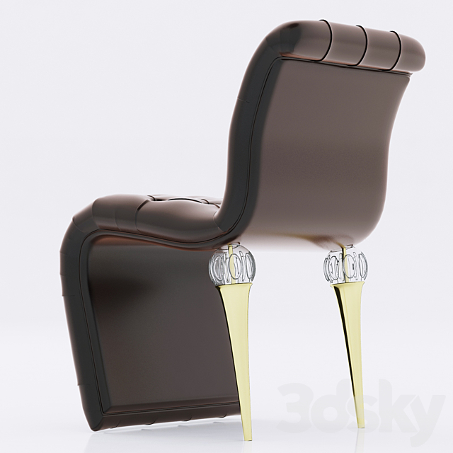 JC Passion Chocolat Chair 3DSMax File - thumbnail 2