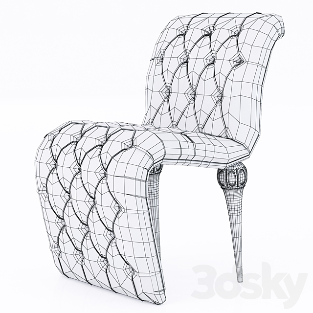 JC Passion Chocolat Chair 3DSMax File - thumbnail 3