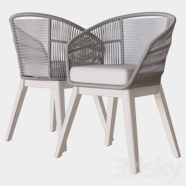 Jesper Chair modloft 3DS Max Model - thumbnail 3