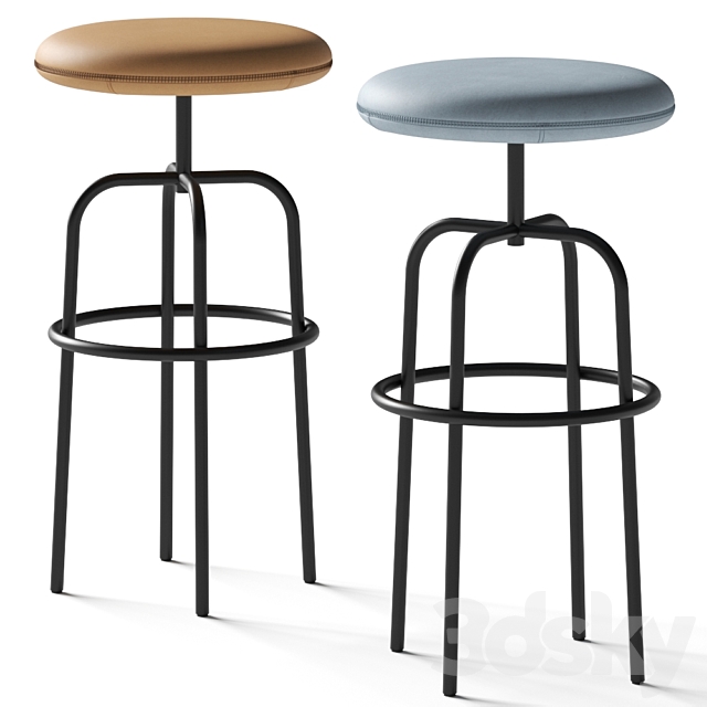 Jess zipp old glory barstool 3DSMax File - thumbnail 1