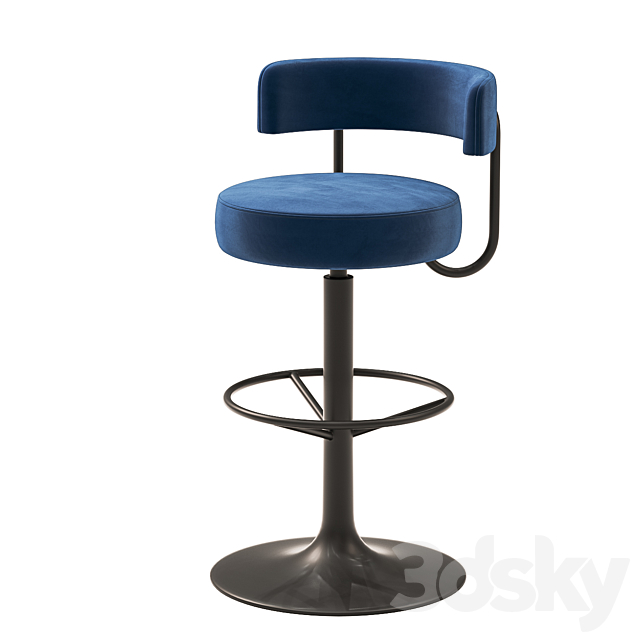 Johanson Design – Jupiter Barstool 3DSMax File - thumbnail 1