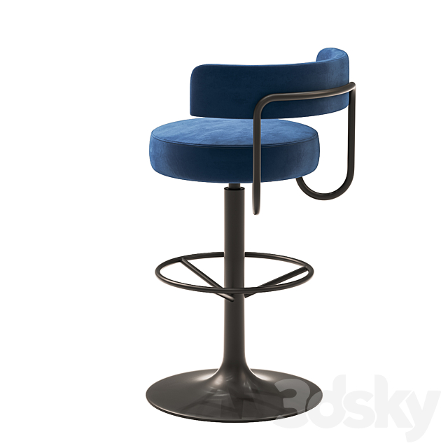 Johanson Design – Jupiter Barstool 3DSMax File - thumbnail 2