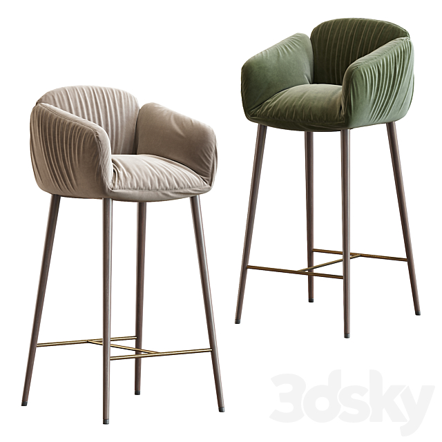 Jolie My Home Collection barstool 3DSMax File - thumbnail 1