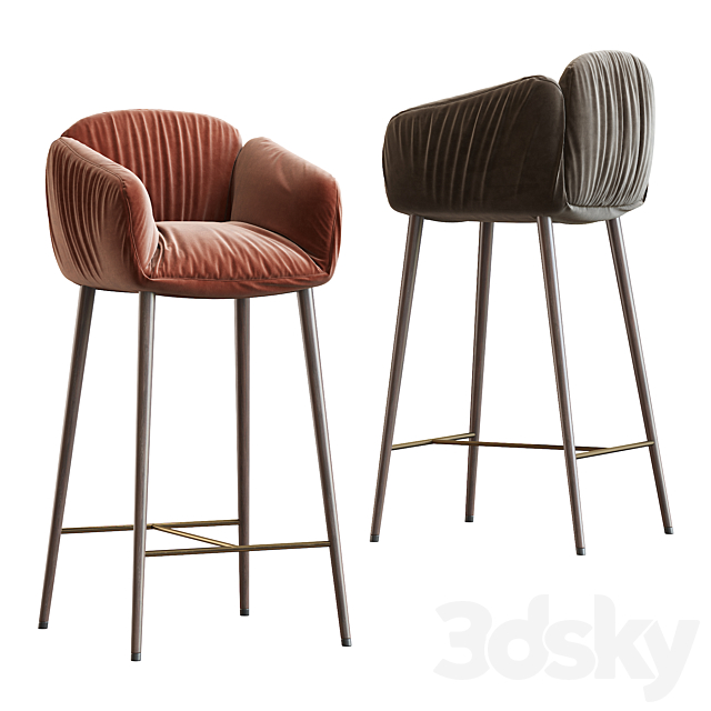 Jolie My Home Collection barstool 3DSMax File - thumbnail 2