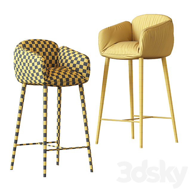 Jolie My Home Collection barstool 3DSMax File - thumbnail 5