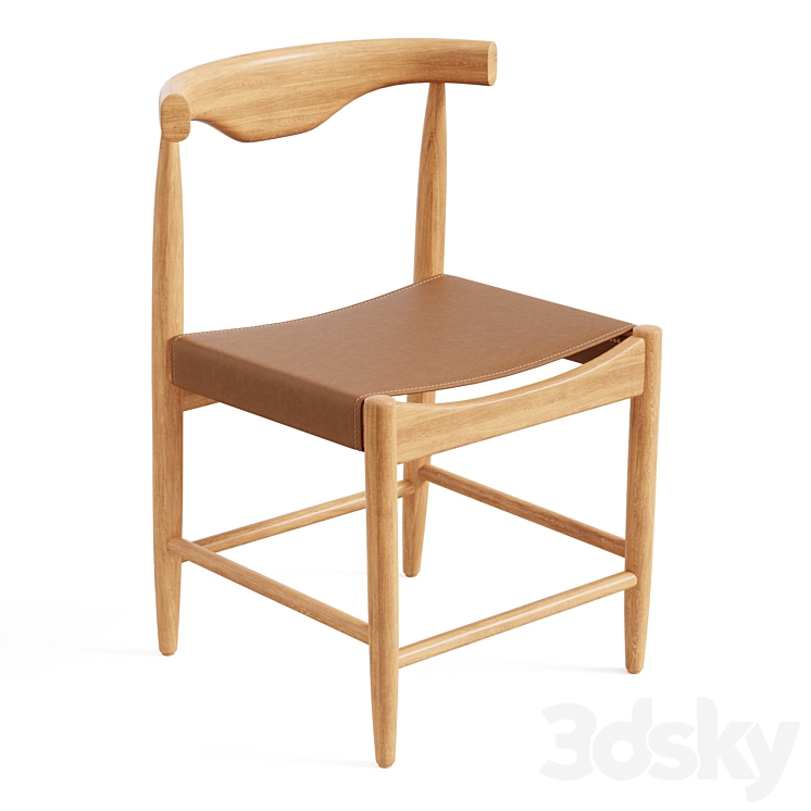 Jonah Dining Chair 3DS Max Model - thumbnail 1