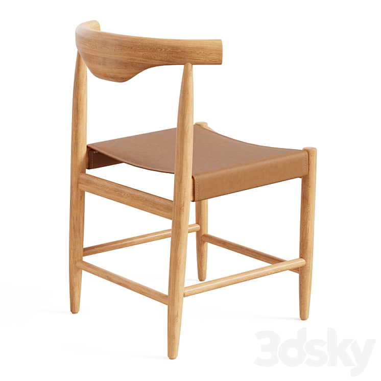 Jonah Dining Chair 3DS Max Model - thumbnail 2