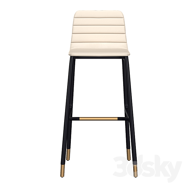 Joyce Stool 3DS Max Model - thumbnail 2