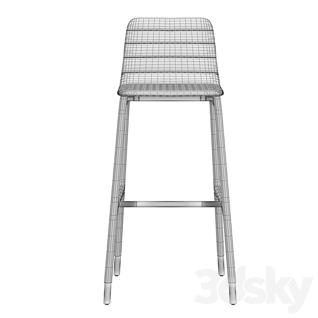 Joyce Stool 3DS Max Model - thumbnail 5