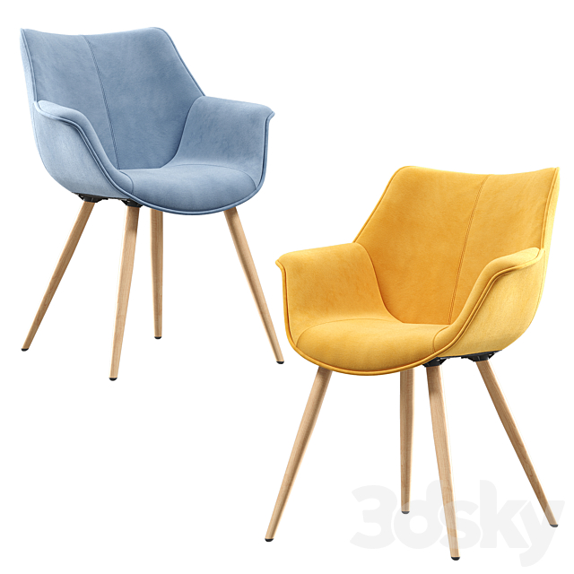 Julian chair 3DS Max Model - thumbnail 3