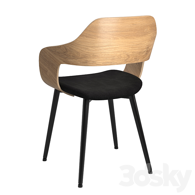 Jysk Hvidovre Chair 3DS Max Model - thumbnail 3