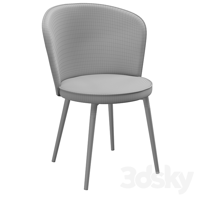 JYSK RISSKOV chair 3DS Max Model - thumbnail 3