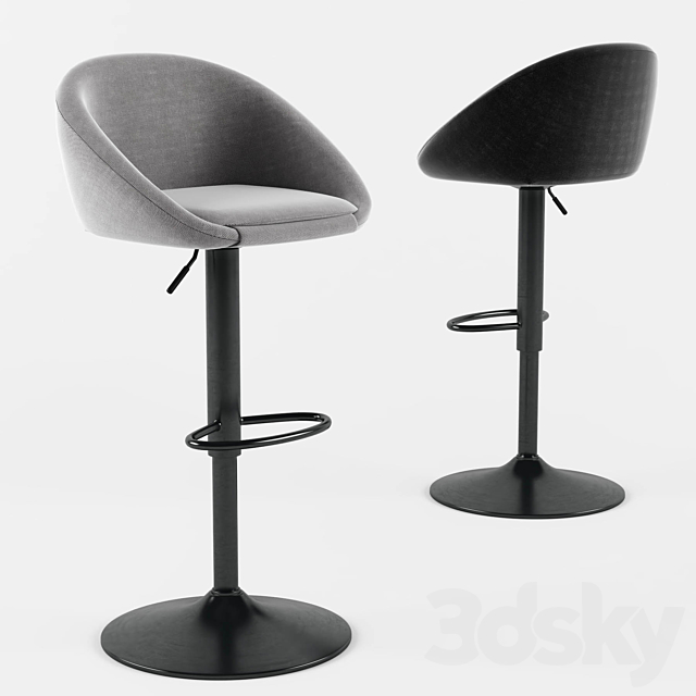 JYSK TAULOV bar stool 3DSMax File - thumbnail 1