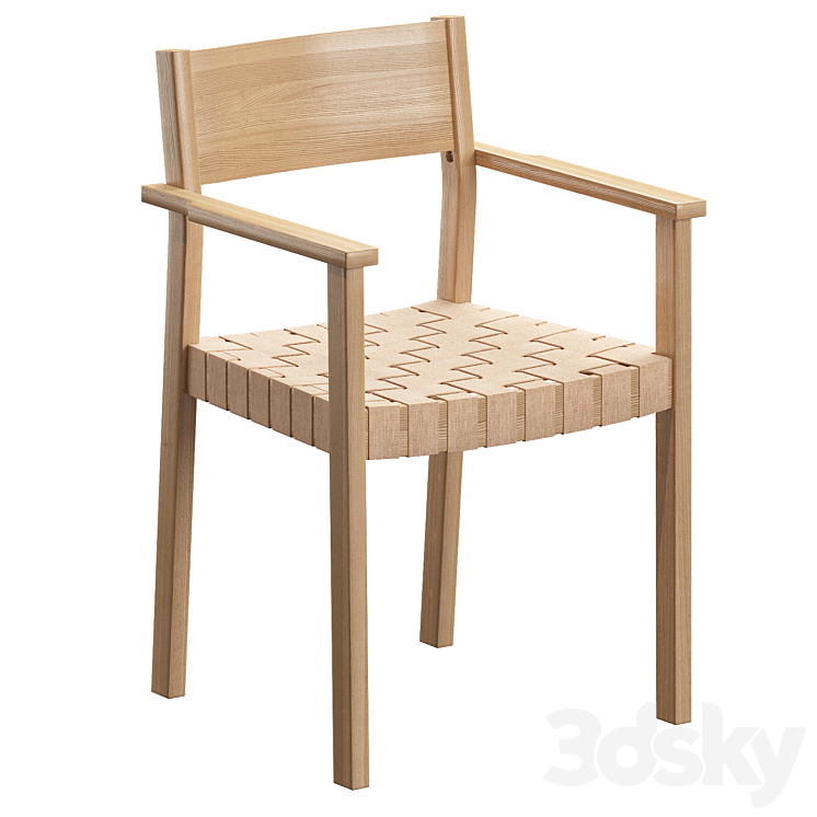 Jysk Vadehavet chair 3DS Max Model - thumbnail 1