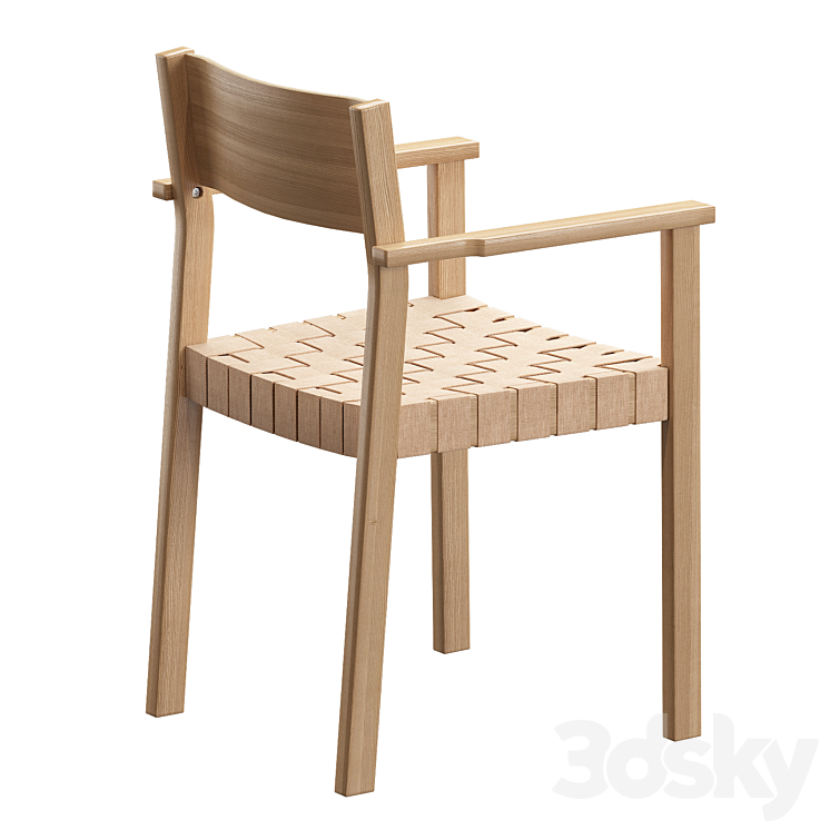 Jysk Vadehavet chair 3DS Max Model - thumbnail 2