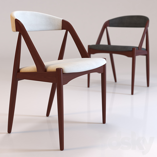 Kai Kristiansen Dining Chairs 3DS Max Model - thumbnail 1