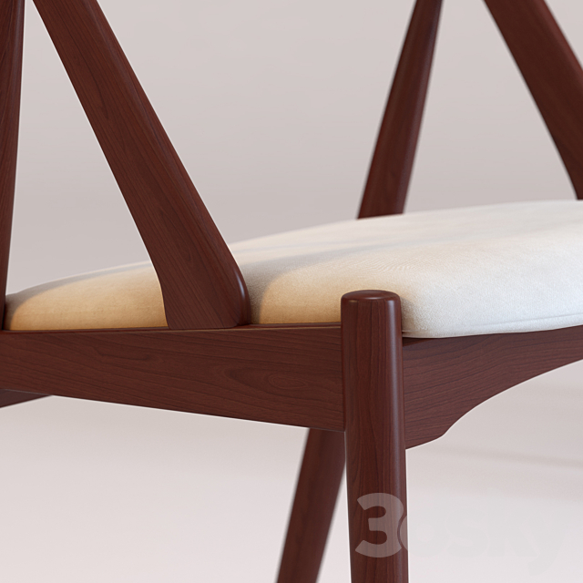 Kai Kristiansen Dining Chairs 3DS Max Model - thumbnail 2