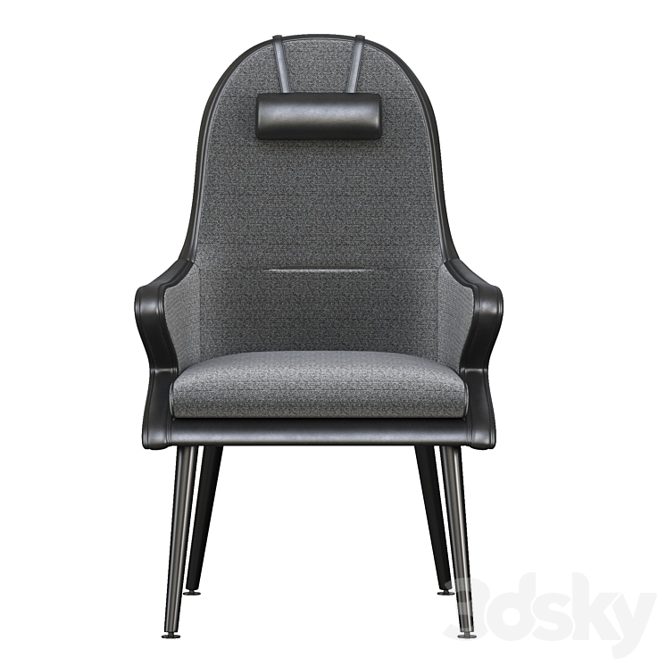 Kaia Lounge Chair 3DS Max Model - thumbnail 2