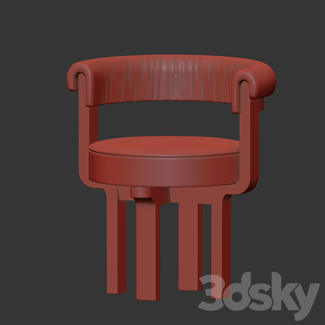 Kana Chair by Vonnegut _ kraft 3ds Max - thumbnail 2