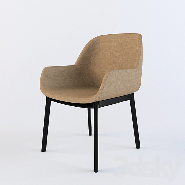 Kartell – Clap armchair 3DSMax File - thumbnail 1