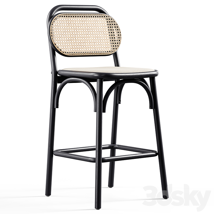 Kave Home – Doriane – Bar stool 3DS Max Model - thumbnail 1