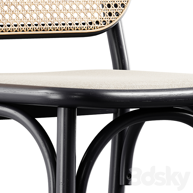 Kave Home – Doriane – Bar stool 3DS Max Model - thumbnail 2