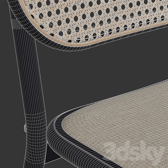 Kave Home – Doriane – Chair 3DS Max Model - thumbnail 6