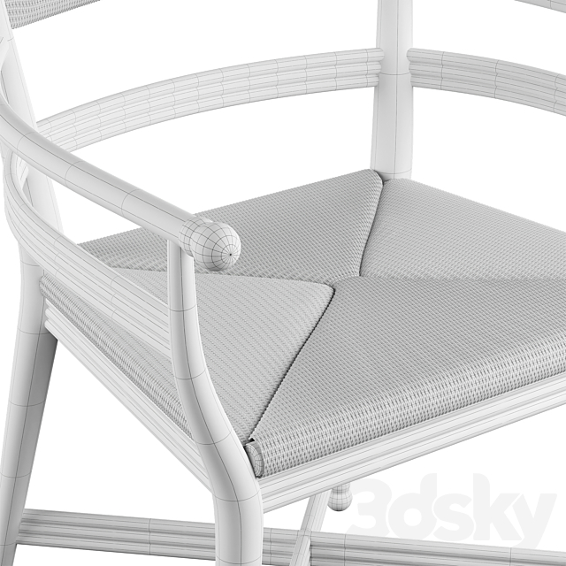 Kemlscott Armchair 3DSMax File - thumbnail 5