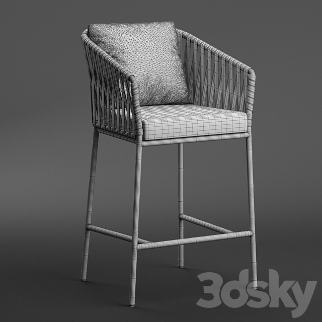 Kettal Bitta Barstool 3DSMax File - thumbnail 3