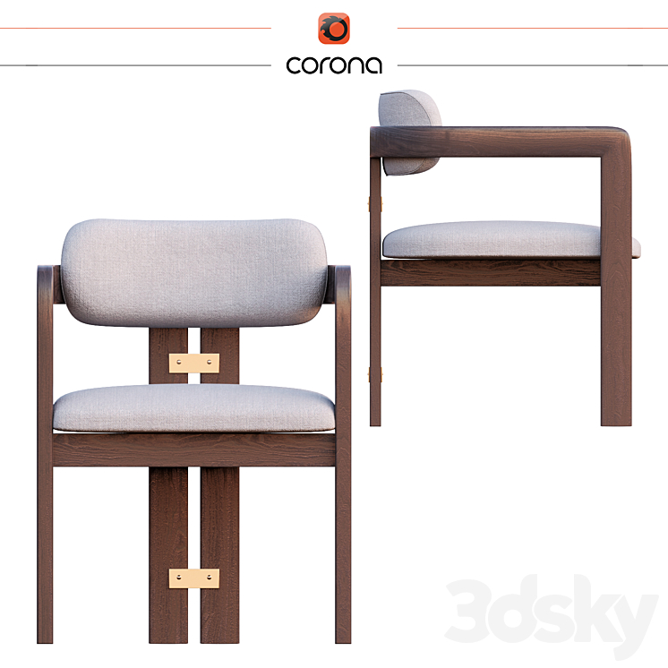 Kibo chair (furniture) 3DS Max - thumbnail 2