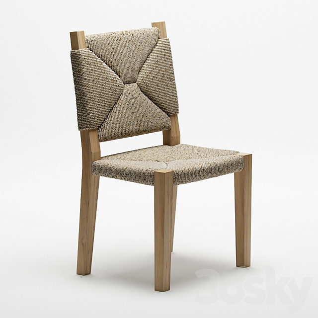 Kingsley Bate Hadley Side Chair 3ds Max - thumbnail 1