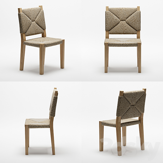 Kingsley Bate Hadley Side Chair 3ds Max - thumbnail 2