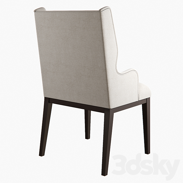 Kingsley Dining Armchair 3DSMax File - thumbnail 2