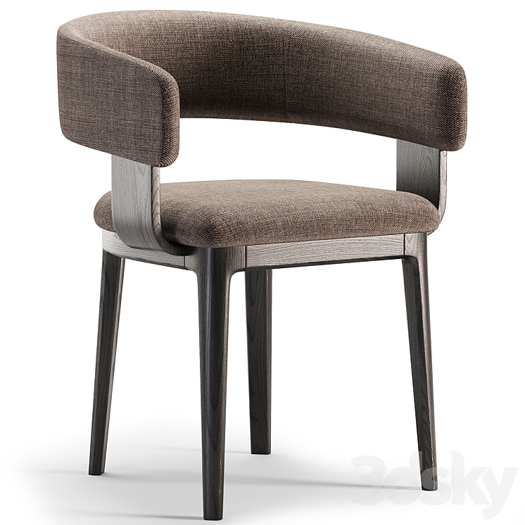 Kirk Chair 3DS Max Model - thumbnail 1