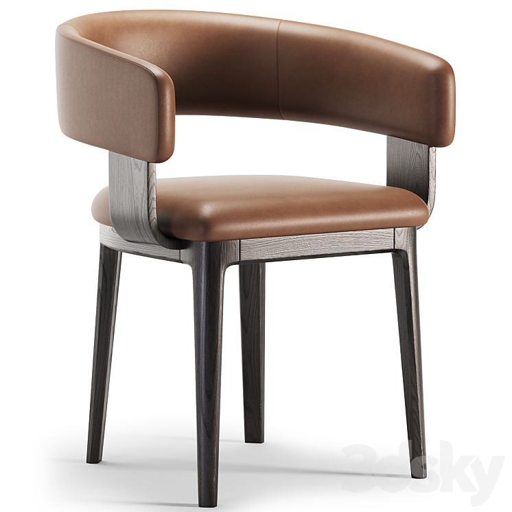 Kirk Chair 3DS Max Model - thumbnail 2