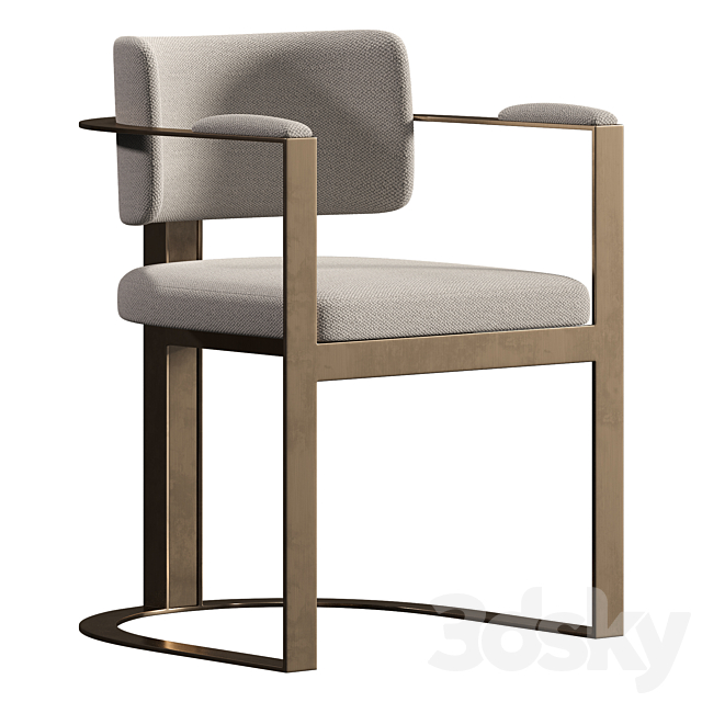 Kiva Dining Chair 3ds Max - thumbnail 1