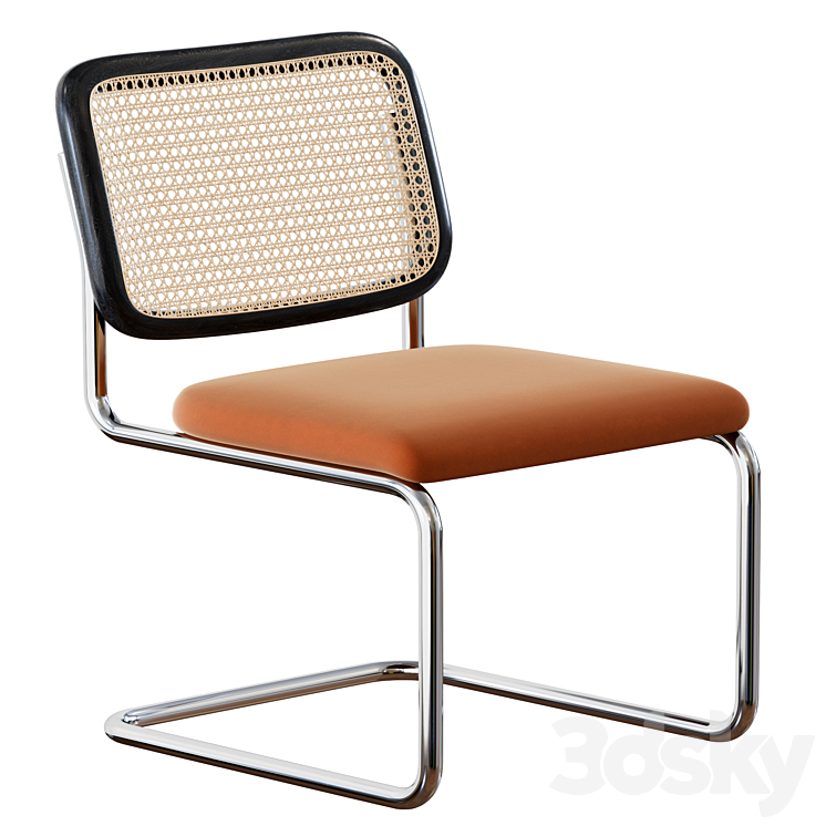 Knoll Cesca Stool Marcel Breuer 3DS Max Model - thumbnail 1