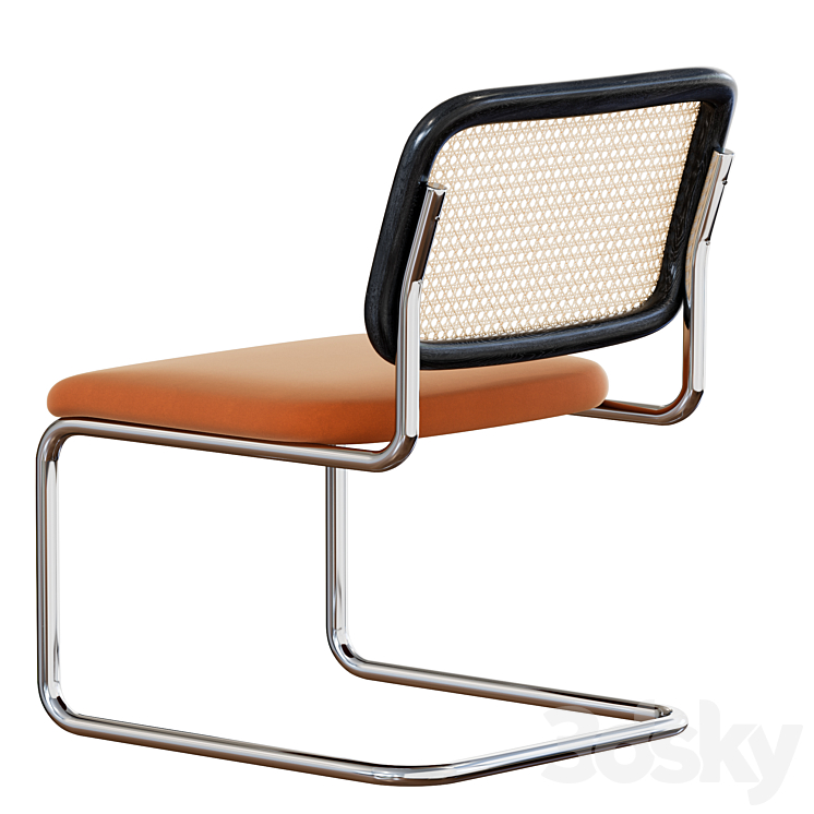 Knoll Cesca Stool Marcel Breuer 3DS Max Model - thumbnail 2