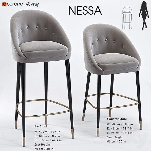 Koket NESSA 3DSMax File - thumbnail 1