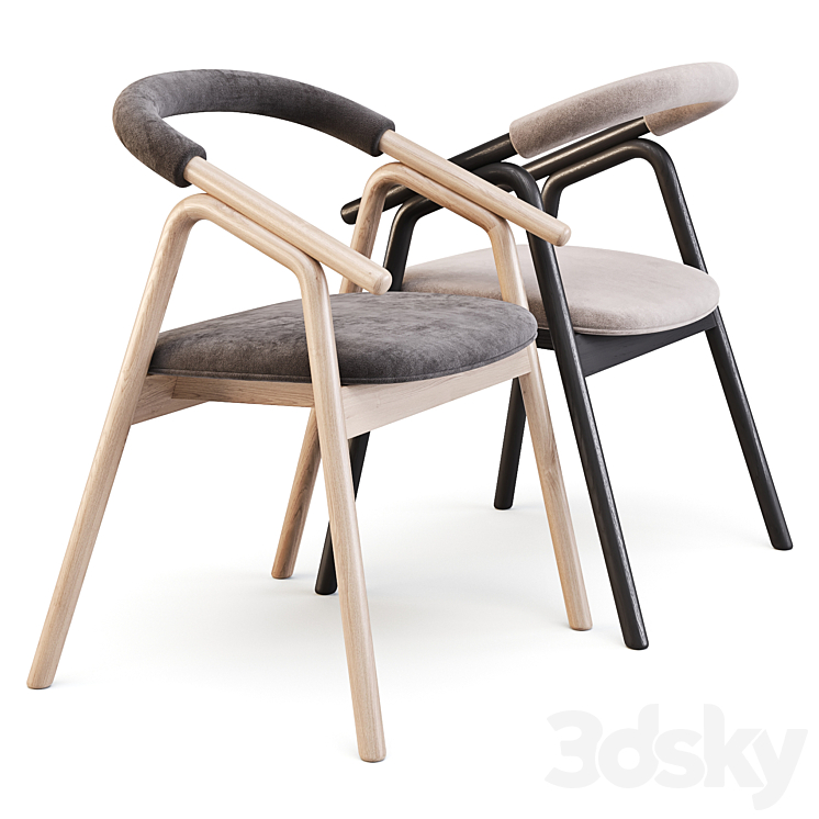 Kristensen: Veifa KC05 – Dining Chair 3DS Max Model - thumbnail 1