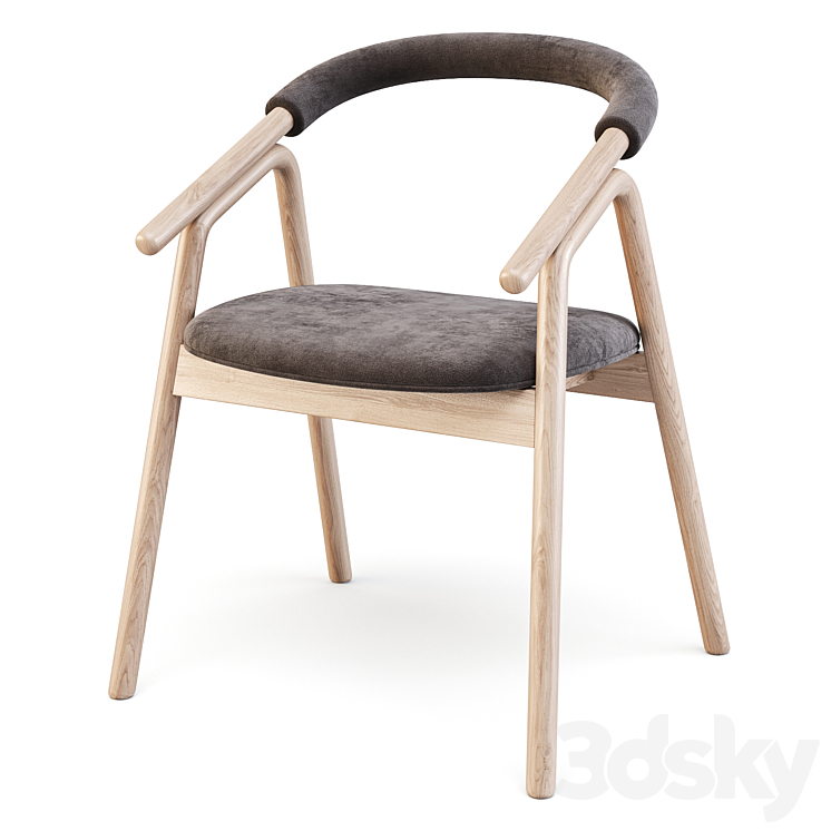 Kristensen: Veifa KC05 – Dining Chair 3DS Max Model - thumbnail 2