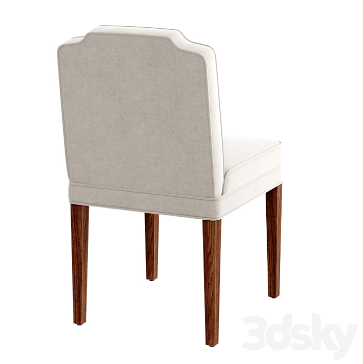 KST CUSHIONED DINING CHAIR 3DS Max Model - thumbnail 2