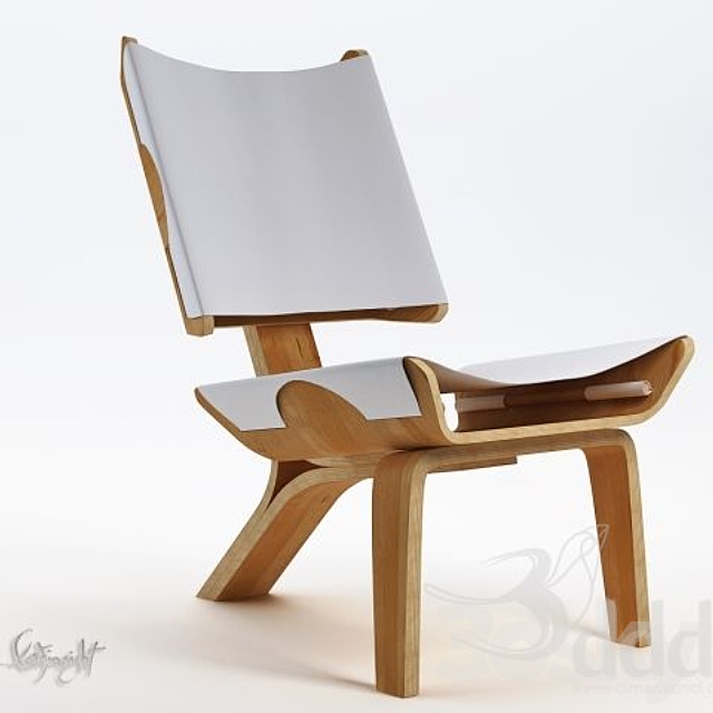 kurven chair 3DSMax File - thumbnail 1