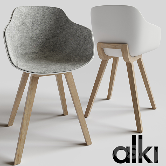 KUSKOA BI | Chair set 3DSMax File - thumbnail 2